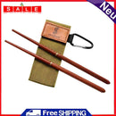 1 Pair Wooden Folding Chopsticks Outdoor Camping Tableware Portable Chopstick