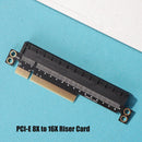 PCI-E 8X to PCI-E 16X Adapter PCI Express 8X 16X Expansion Card for Motherboard
