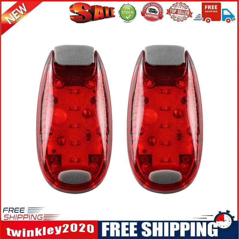 LED Safety Light Warning Flashing Light with 3 Light Modes 2 Pack (Red)