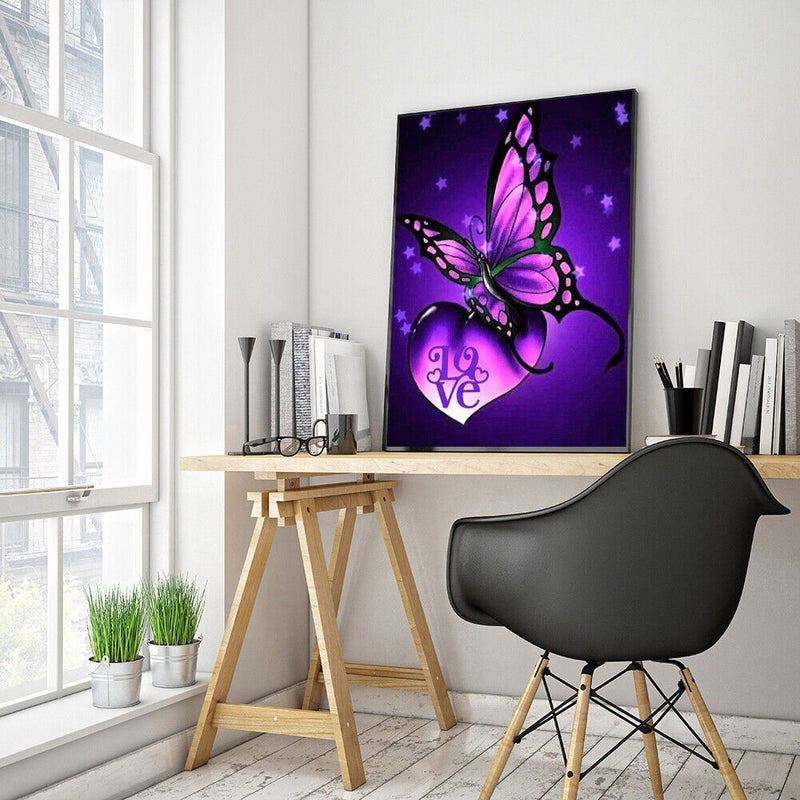 Butterfly 40x50cm Oil Paint By Numbers Picture DIY Painting