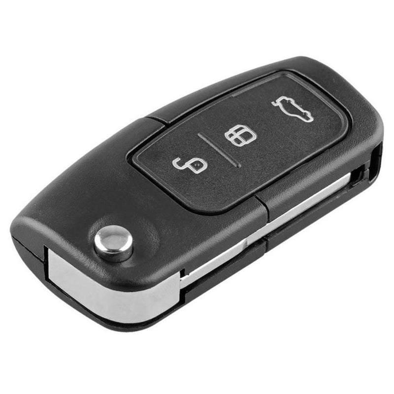 3 Button Remote Flip Key Fob 433MHz 4D63 Chip for Ford Focus Mondeo Fiesta S Max