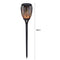 2pcs LED Solar Flame Light Waterproof Garden Lawn Lamp for Patio Pathway De