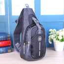 Chest Bag Outdoor Sport Travel Shoulder Sling Backpack Pouch(Black)