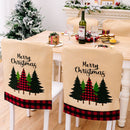 Creative Xmas Chair Covers Cloth Christmas Chair Cap for Home Table Dinner Decor
