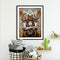 Girl and Beast Oil Canvas Drawing DIY Paint By Numbers Kit Hand Painted for