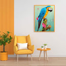Parrot Oil Paint By Numbers DIY Acrylic Painting Wall Art Picture Craft Decor