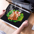 2pcs Non-stick BBQ Grill Mat 40x50cm Baking Mat Grilling Sheet Kitchen Tools