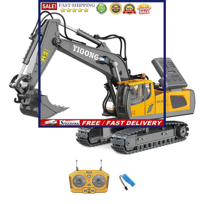 Remote Control Heavy Excavator 1/20 11CH Crawler 2.4G Wireless Electric RC Ca