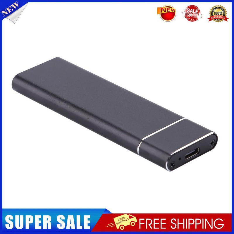 M.2 NGFF SSD to USB 3.1 Type-C Converter Adapter Enclosure Case Box (Black)