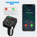 Car Wireless Bluetooth FM Transmitter MP3 Player USB Type-C Fast Charger Adapte`