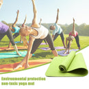 TPE Tasteless Non-slip Yoga Mat Body Building Pilates Pad (Grass Green)