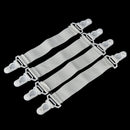 Bedding Holder Fastener Bed Sheets Buckle Mattress Clip Elastic Belt Grippers
