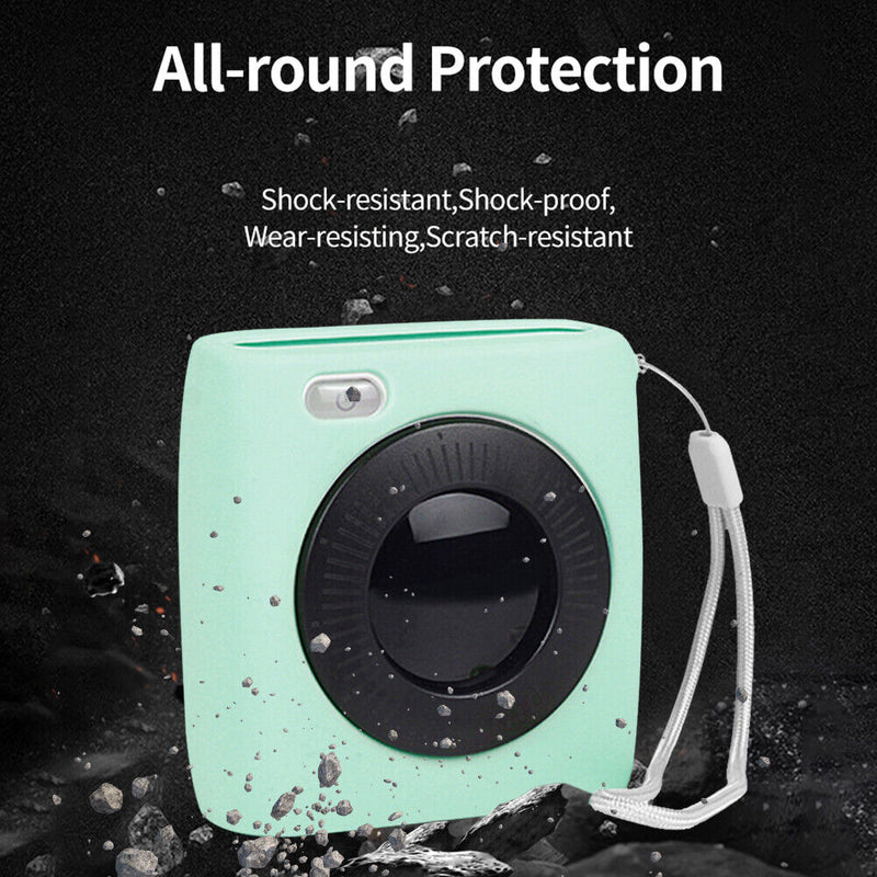 Silicone Protective Case Cover for Paperang P2 Mini Pocket Printer (Green) Newly
