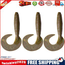 3pcs 8.5 cm U-Shaped Artificial Soft Lure Wobbler Bait Fishing Tackle(SC006