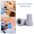 10pcs Dental Weak Suction Tips Replacement Parts Dental Weak Suction Valve Grey