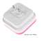 Mini LED Light Sensor Control Night Light Square Bedroom Lamp (EU Rose Red)