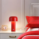 #A Mushroom Shaped Table Lamp Metal Rechargeable Bedside Desk Decorative Lights