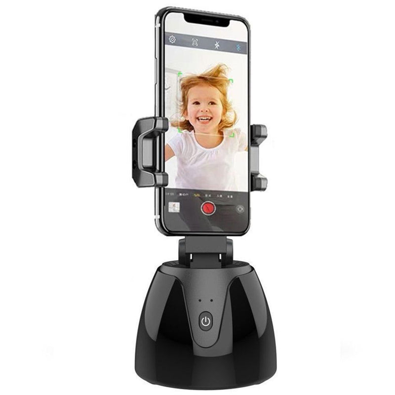 Vlog Tripod Head Phone Holder Selfie Stick Auto Smart Shooting Face Tracking