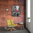 Painting By Numbers DIY Heart Bridge Canvas Oil Art Picture Home Wall Decor Kit