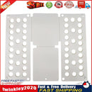 Laundry Folding Board Kids Adjustable Clothes Holder Organzier (White) Newly