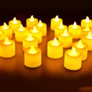 6pcs Flameless Tea Light Candles Battery Operated Flickering Tealights (B)