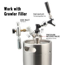 Mini Growler Keg Spear Beer Brewing Beer Homebrew Tools Ball Lock Tap Dispenser