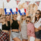 Dress Head Covers Red White Blue Headband Wig Union Jack Flag Jubilee Hats