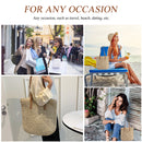 Durable Straw Woven Bags Tight Construction Fashion Gifts for Girls Dating