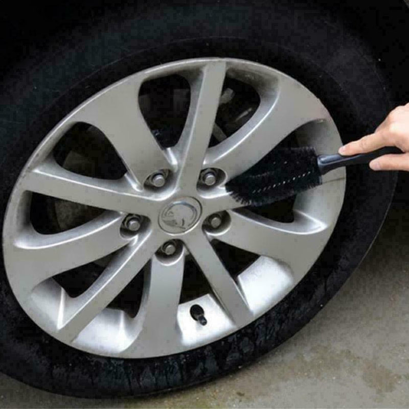 Car Wheel Tire Rim Scrub Brush Washing Cleaner Vehicle Tools Cleaning M7M3 R1N4
