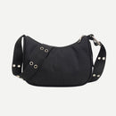 Women Shoulder Crossbody Bag Nylon Solid Color Casual Messenger Phone Satchel