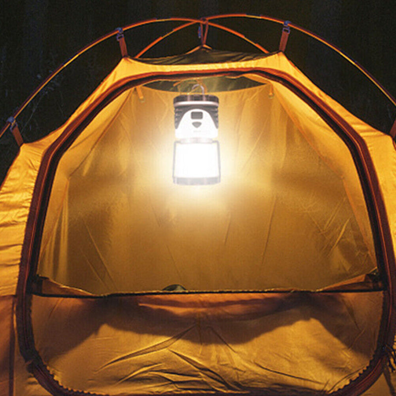 5200mAh Portable Light LED Folding Camping Lantern Hiking Tent Outdoor Lamp