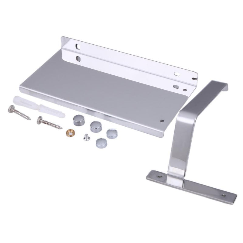 Stainless Steel 304 Bathroom Paper Phone Holder with Shelf Bathroom Newly