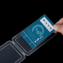 Card Holder Protection Sleeve Transparent Business Card Case IC Card Holder