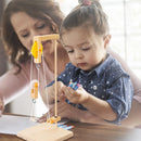 Teaching Aid Kids Toys Crane Building Block Assemble Toys Technology Production