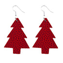 Christmas Tree Santa Claus Drop Earrings Ear Pendant Women Party Hook Earrings