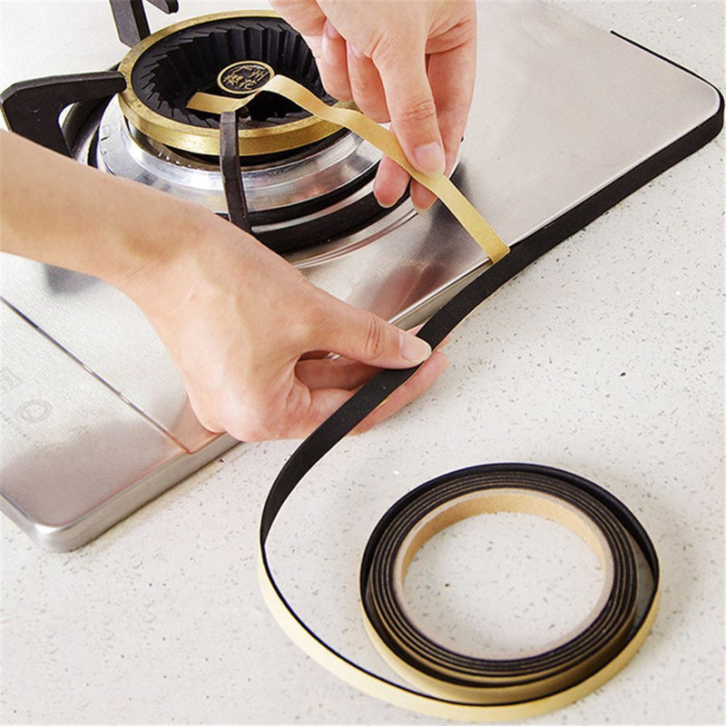 Dustproof Waterproof Strip Self-adhesive Gas Stove Sink Sealing Tape