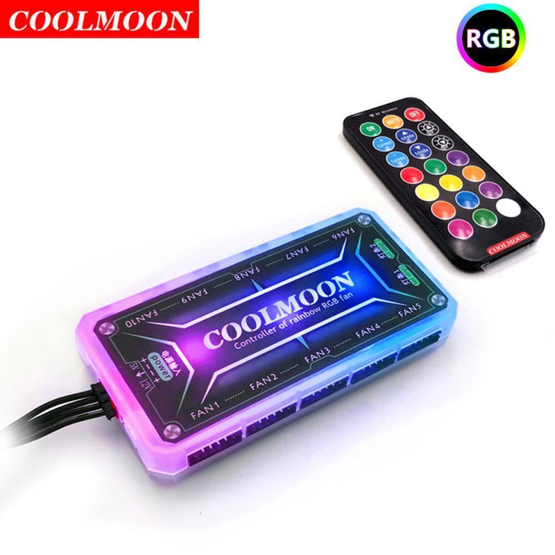 COOLMOON RGB Remote Controller DC12V 5A LED Color Intelligent Controller Newly