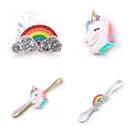 Baby Unicorn Headband Glittering Flaky Clouds Headwear Rainbow Hairpin