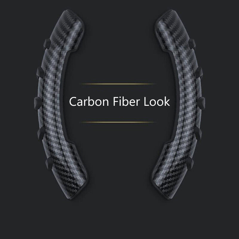 Car Steering Wheel Booster Cover Interior Accessories (Carbon Fiber Look) Newly