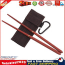 Folding Chopsticks Outdoor Camp Picnic Travel Portable Tableware (Coffee) Newly