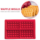 Silicone Waffle Mold Non-stick Waffle Baker Kitchen Bakeware Tool Oven (B)
