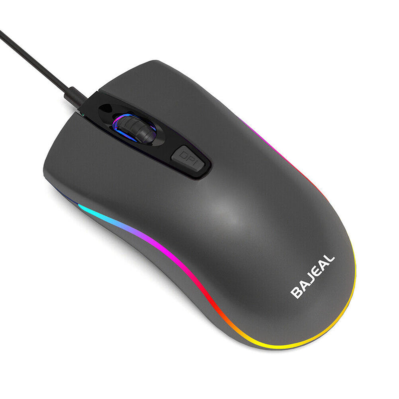 Wired Gaming Mouse 1600DPI 4 Button Photoelectric Ergonomic USB Computer Mouse