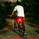 MTB Bicycle Taillight Aluminum Helmet Rear Lights Night Ridding Bike Accessories