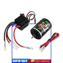 Waterproof F540 Brushed Motor 27T + 60A ESC for 1/10 RC Off-Road Racing Car