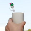 Silicone Straw Plug Cartoon Plugs Cover Drinking Dust Cap Cup Accessories