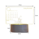 Acrylic Night Light Message Writing Board Home Bedroom Table Lamp (Round) Newly