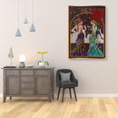 5D DIY Part Special Shaped Drill Diamond Painting Lady Kit Drawing (Y089) Newly