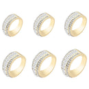 Exquisite Promise Christmas Gift Diamond Ring Womens Jewelry Wedding Ring