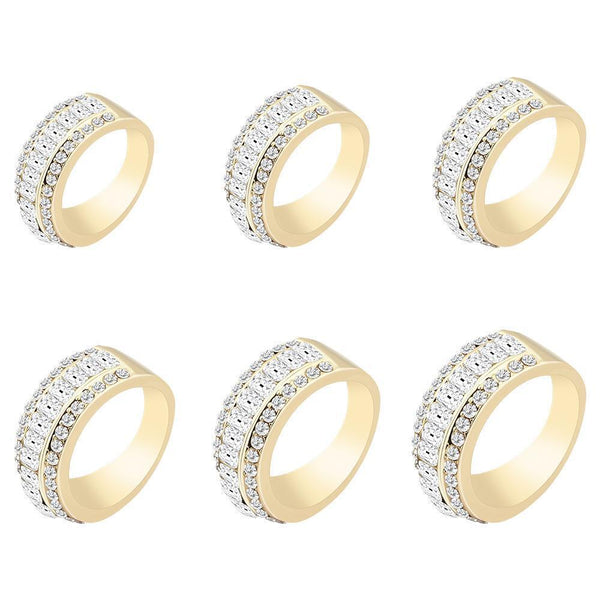 Exquisite Promise Christmas Gift Diamond Ring Womens Jewelry Wedding Ring