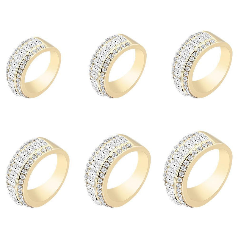 Exquisite Promise Christmas Gift Diamond Ring Womens Jewelry Wedding Ring